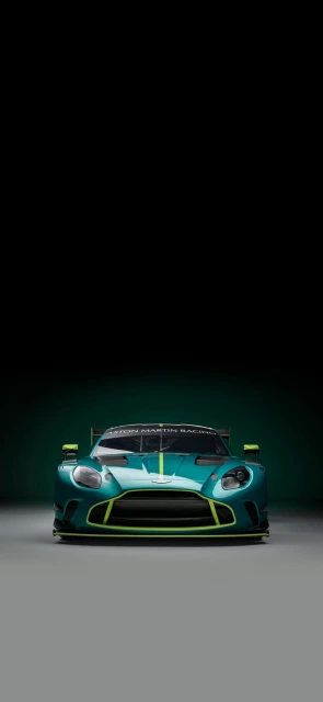 Aston Martin Racing car front view