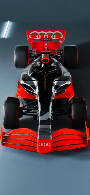 Audi Formula 1 car front view