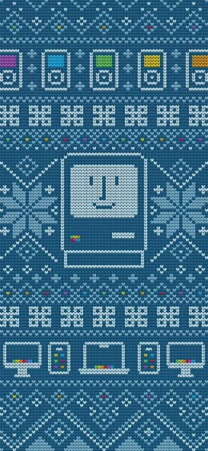 Knitted Apple Products Pattern