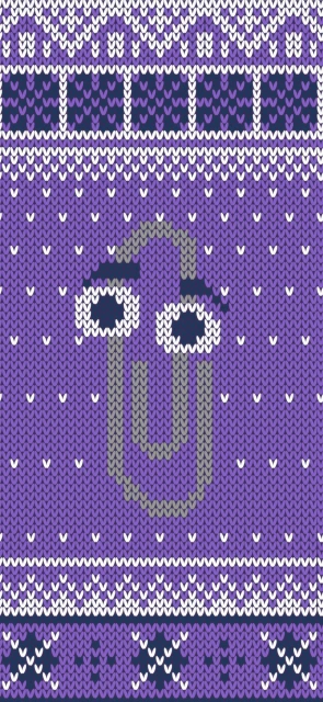 Knitted Paperclip Pattern