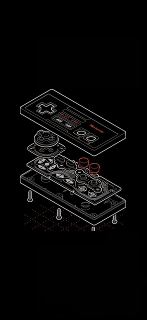 Nintendo Controller Exploded View