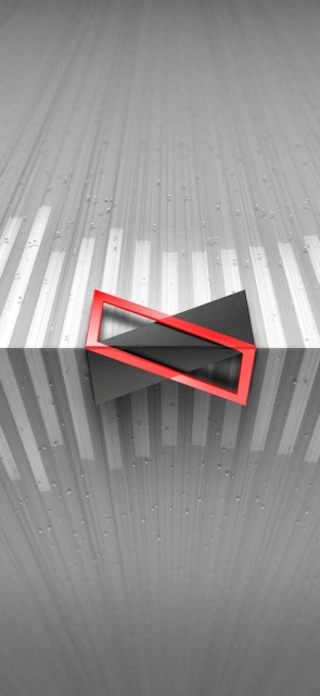 Red and Black Geometric Logo