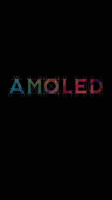 Amoled Text Art