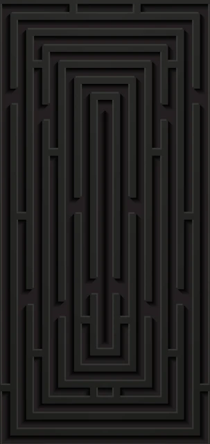 Black Geometric Pattern