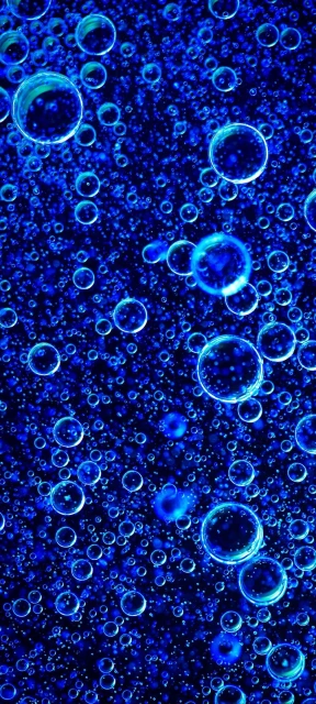 Blue Bubbles Pattern