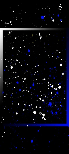 Blue White Splatter Background