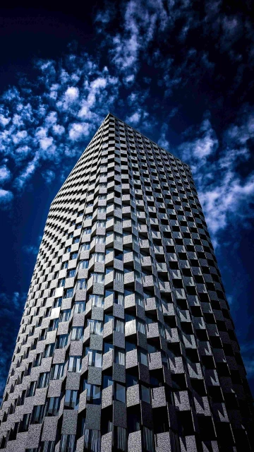 Building Tower Sky 4K