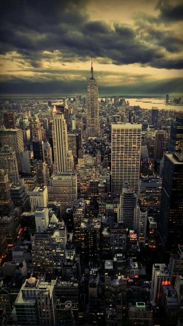 Buildings Nigth View 4K