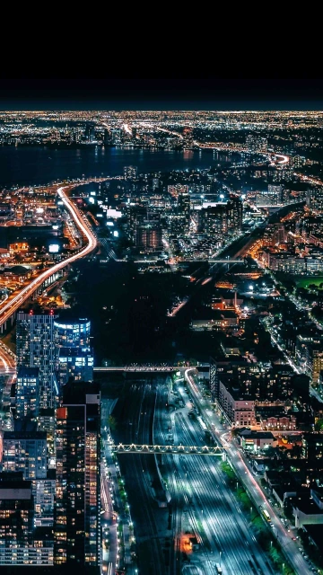 City Scape Wall 4K