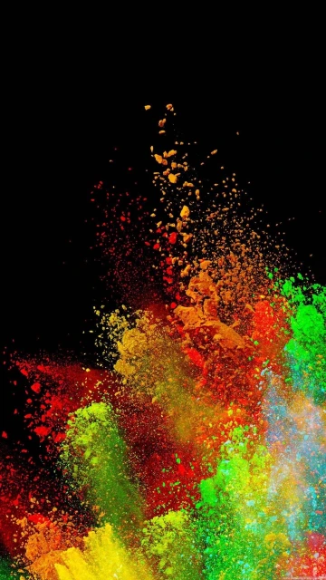 Color Powder Explosion