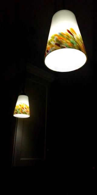 Colorful Hanging Lamps