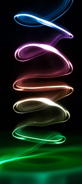 Colorful Light Spiral