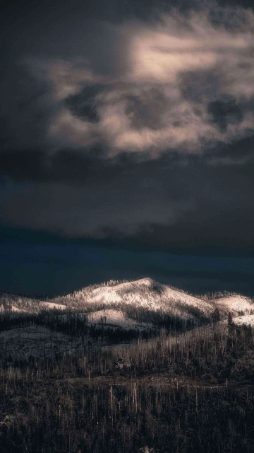 Dark Cloudy Sky 4K
