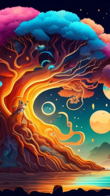 Fantastical Tree Landscape
