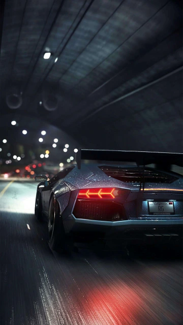 Fast Motion Picture Of Sports Car 4K