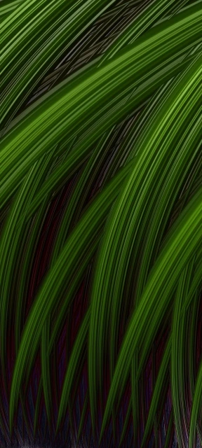 Green Stripes Abstract