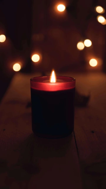 HD Burning Candles 4K