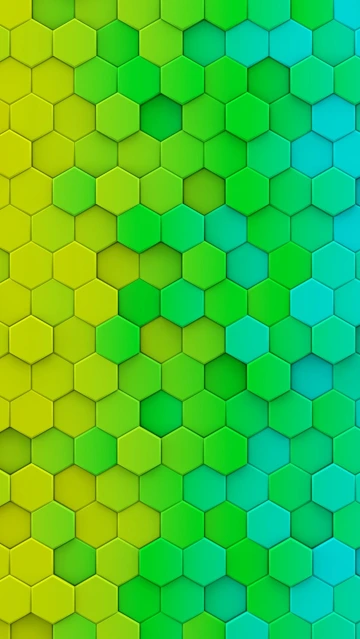 Hexagon Gradient Pattern