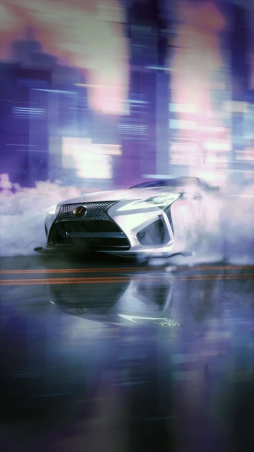 Modified Lexus IS F Sports Car 4K