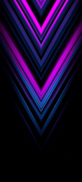Neon V Shape Pattern
