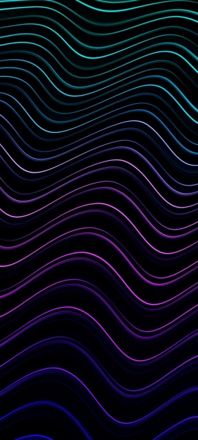 Neon Wave Pattern