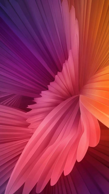 Pink Flower Leaves 4K