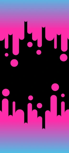 Pink Gradient Drip Pattern
