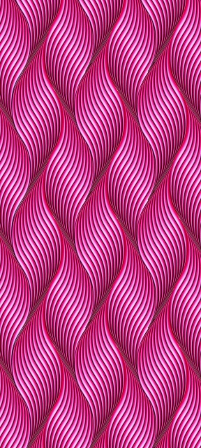 Pink Wave Pattern