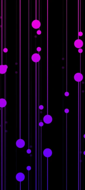 Purple Circles on Black