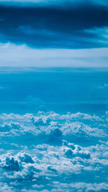 Sky Clouds Blue 4K