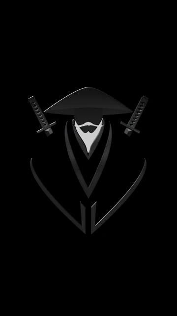 Sword Wearing Samurai Logo