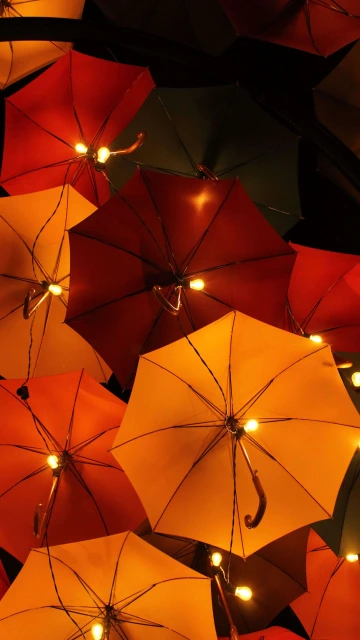 Umbrellas Flashlights Lamps 4K