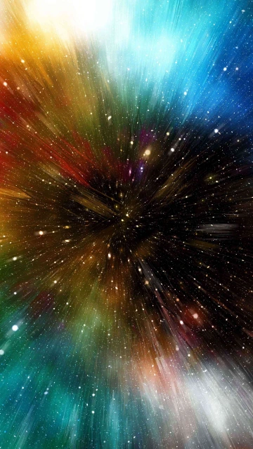 Universe Galaxy Multicolored 4K