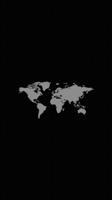 World Map on Hex Grid