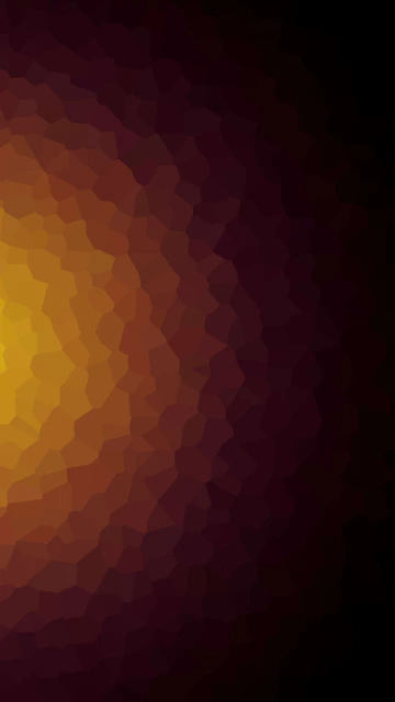 Yellow Geometric Gradient 4K