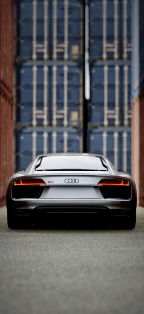 Audi R8 Rear View