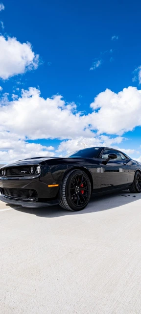 Black Dodge Challenger R T