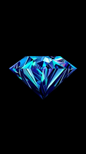 Blue Diamond Illustration