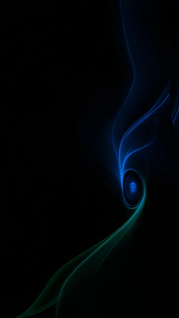 Blue Green Light Waves