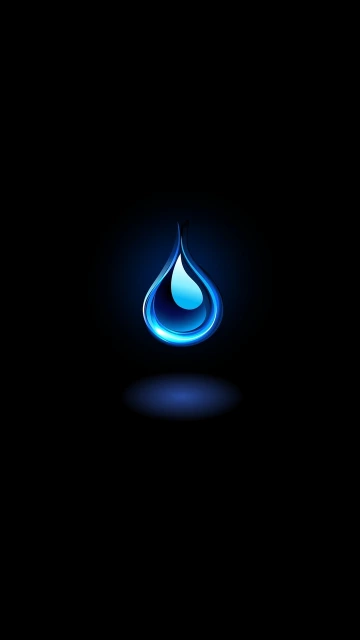 Blue Water Drop Icon