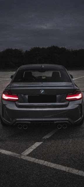 BMW Car Rear View Parking Lot
