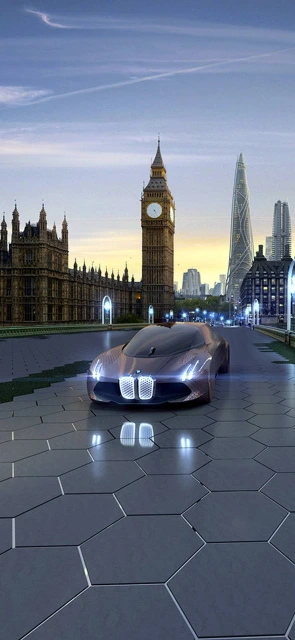 BMW Concept Car London Skyline
