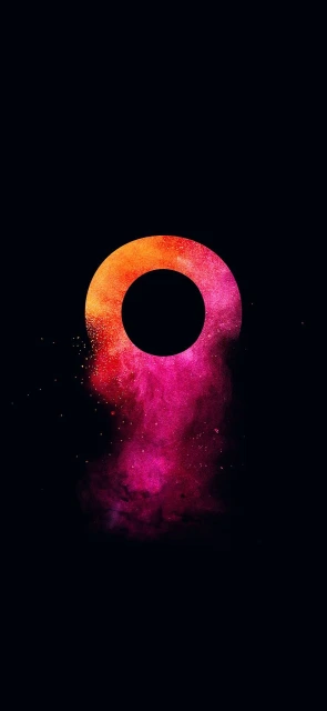 Colorful Keyhole Design