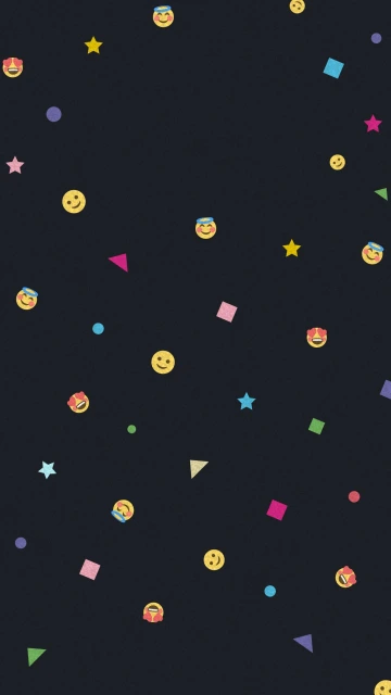Emoji Confetti Pattern