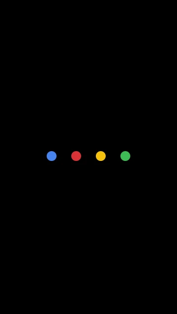 Four Color Dots on Black