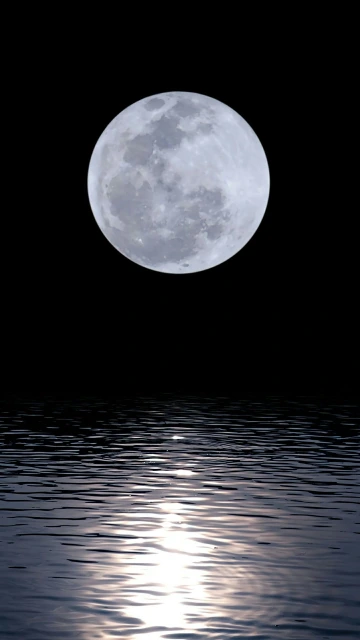 Full Moon Over Water