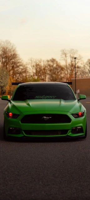 Green Ferrari Wallpaper