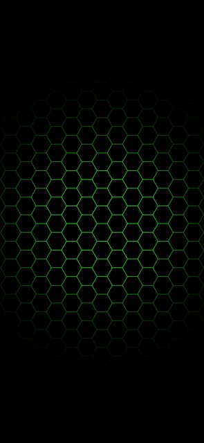 Green Hexagon Pattern