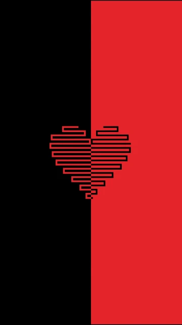 Heart Split Background