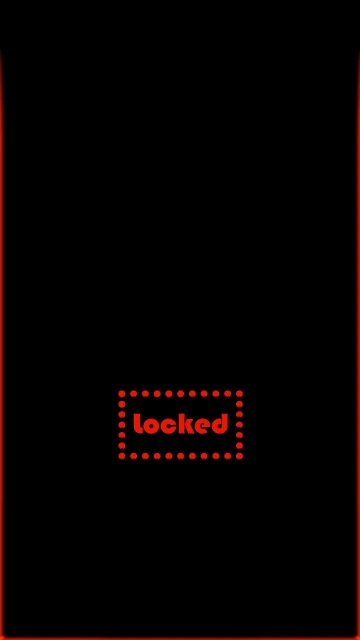 Locked Screen Display